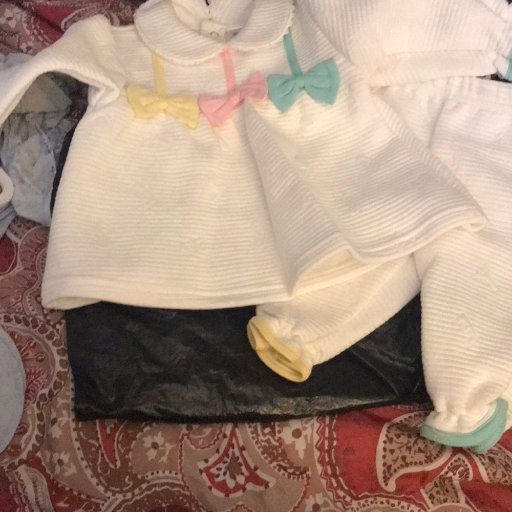 NWT Sz 3/6 mths abc Pantset vintage